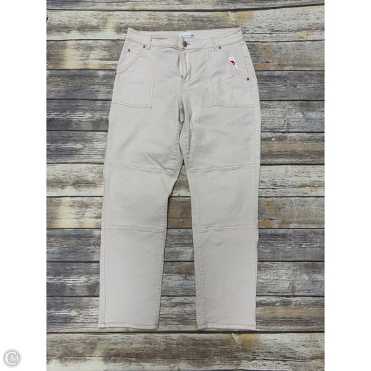 Jeans Straight By Loft In Cream, Size: 8