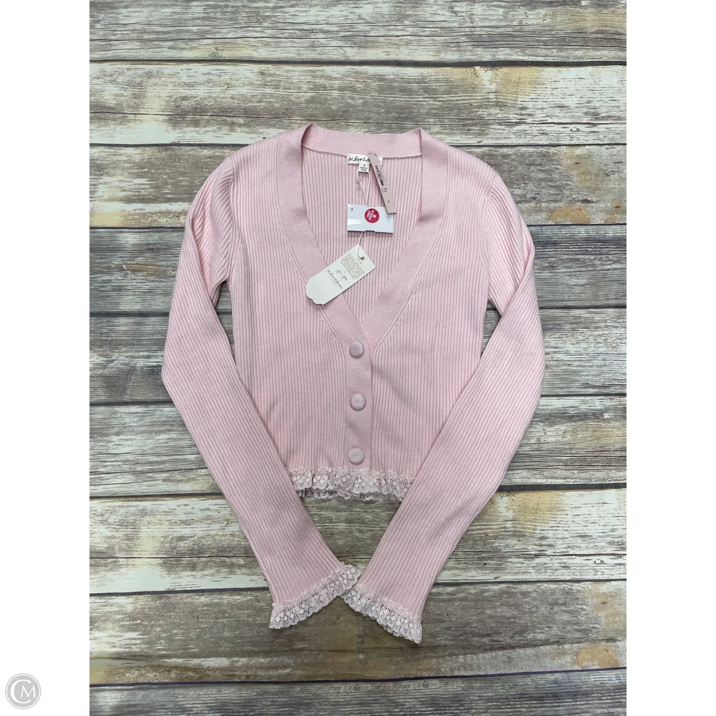 Cardigan By For Love & Lemons In Pink, Size: S