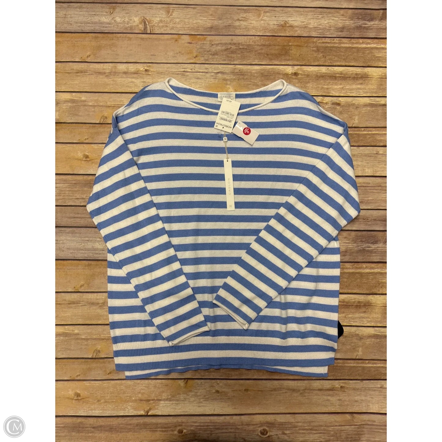 Sweater By Caslon In Striped Pattern, Size: L