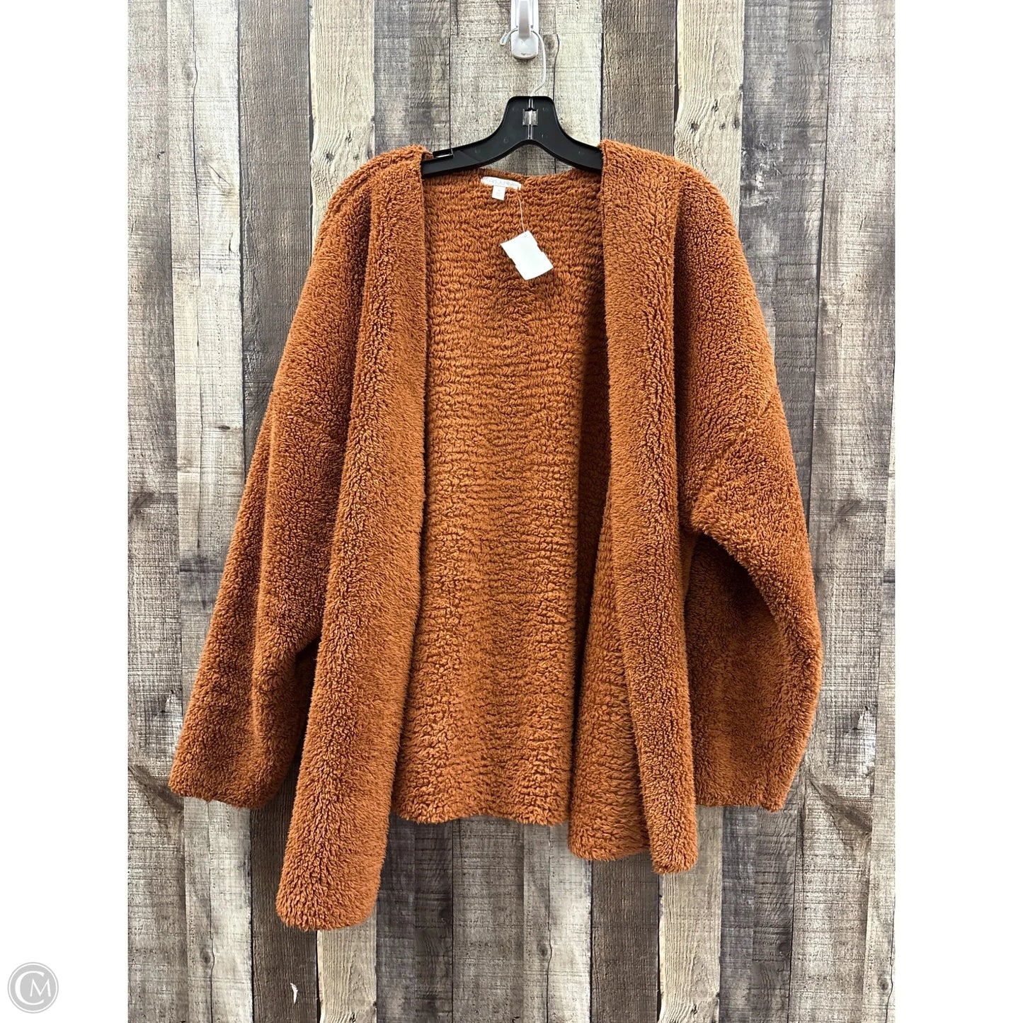 Sweater Cardigan By Abound In Brown, Size: Xl