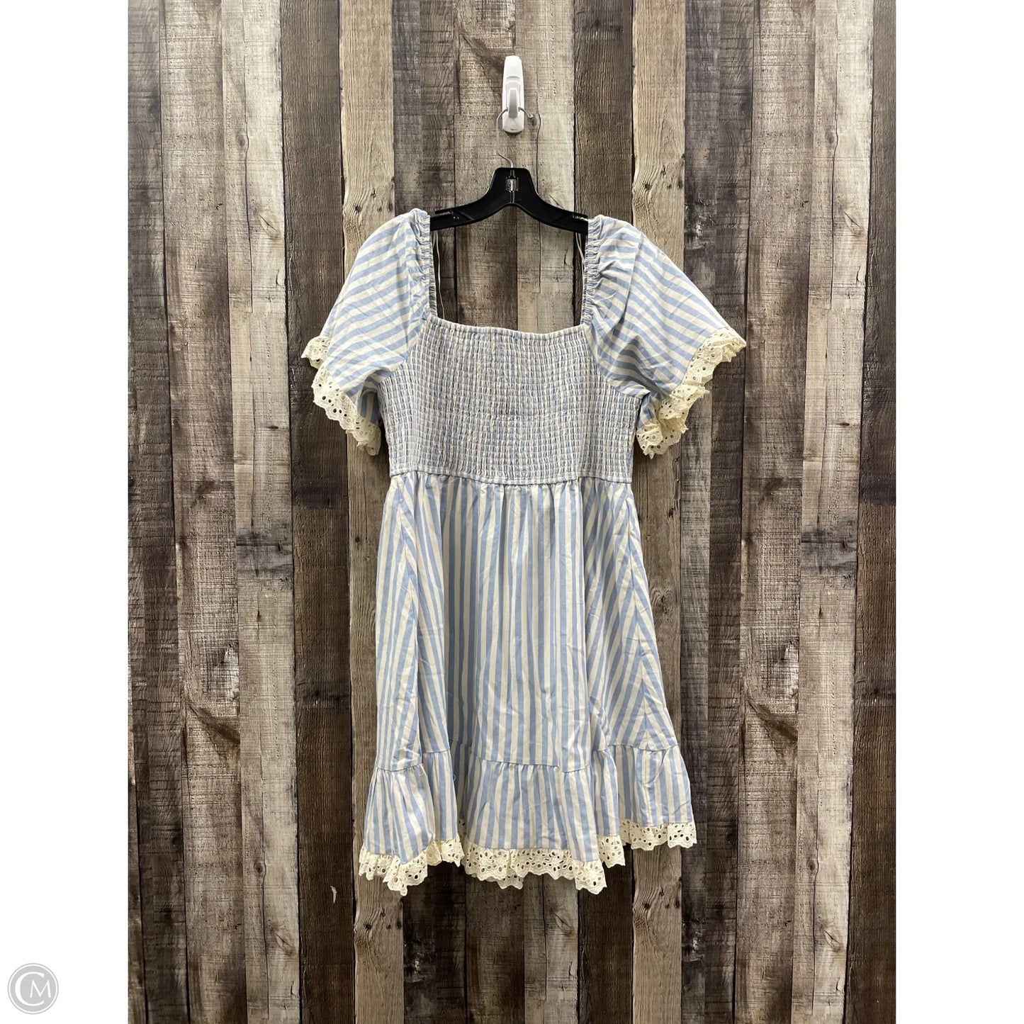 Dress Casual Short By Bibi In Blue, Size: Xl