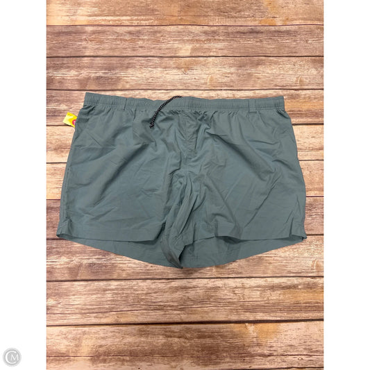 Athletic Shorts By Columbia In Green, Size: 3x