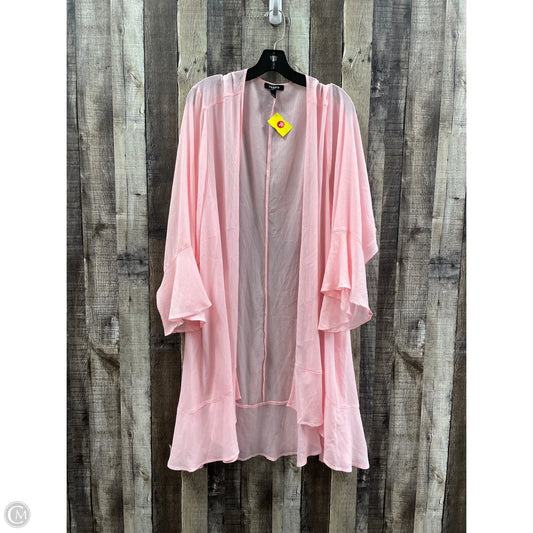 Cardigan By Torrid In Pink, Size: 4x