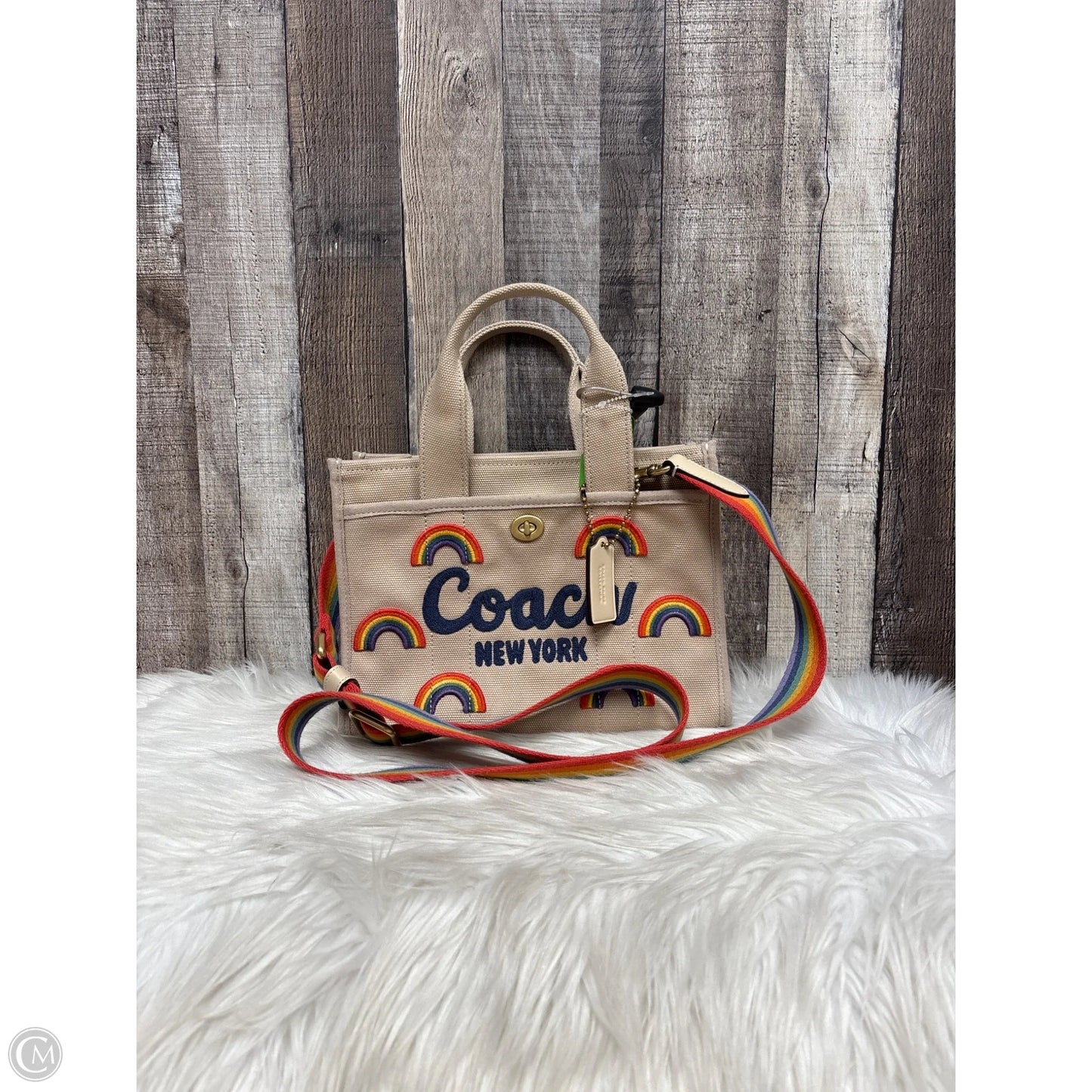 Handbag Designer By Coach, Size: Medium