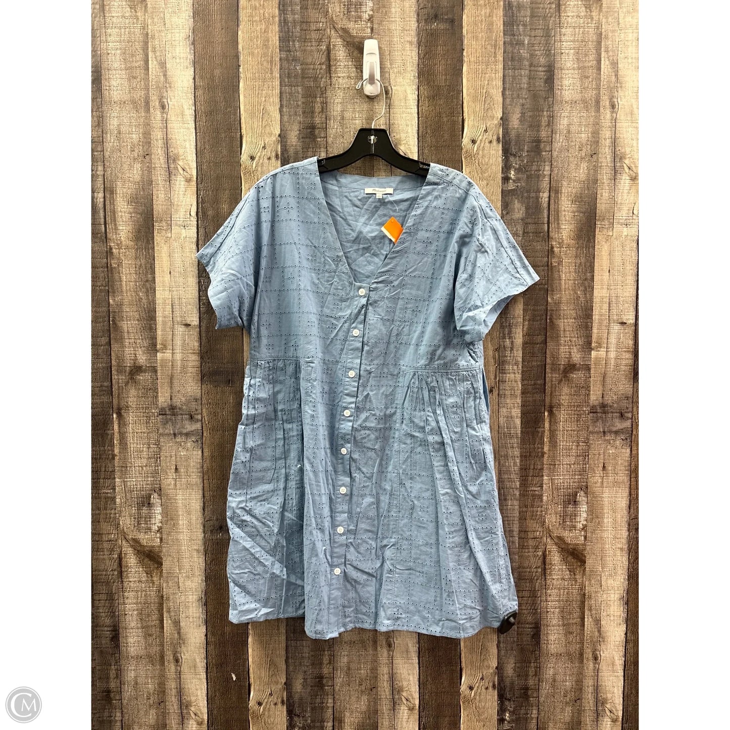 Dress Casual Maxi By Madewell In Blue, Size: L