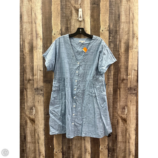 Dress Casual Maxi By Madewell In Blue, Size: L