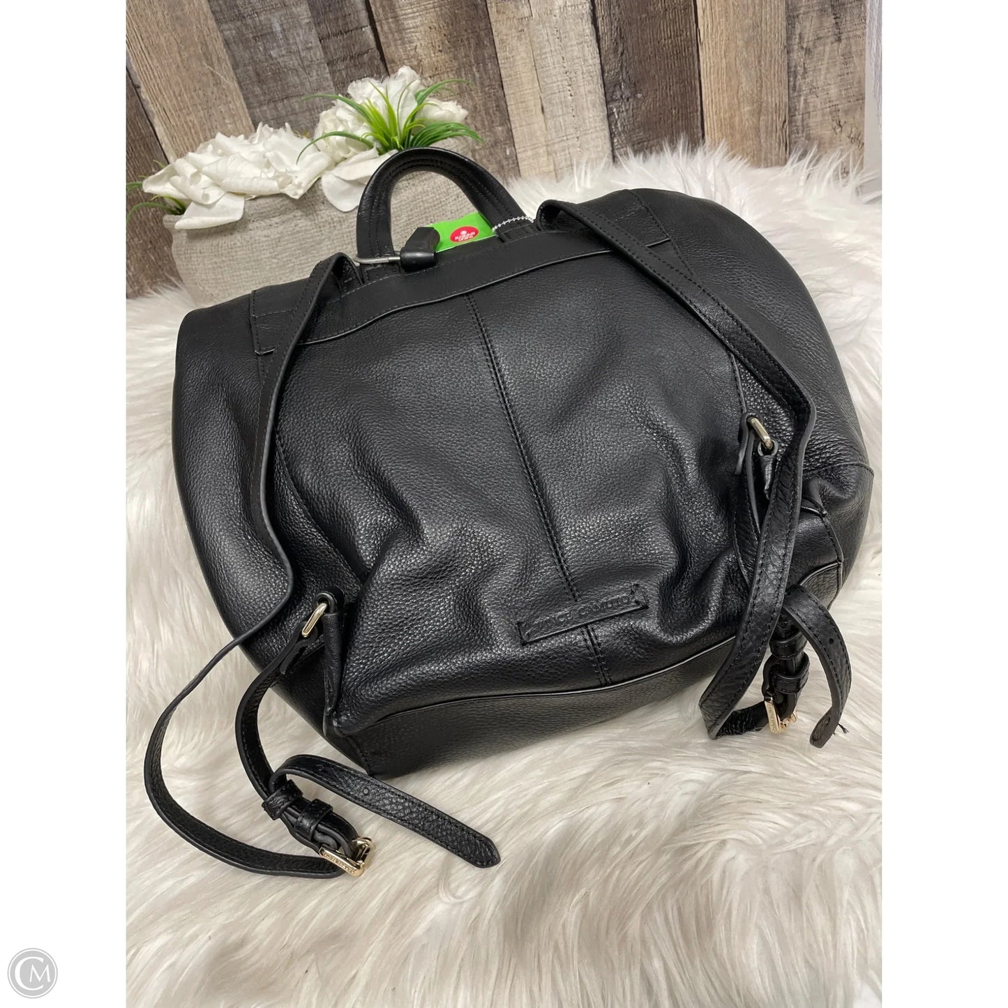 Backpack Leather By Vince Camuto, Size: Medium