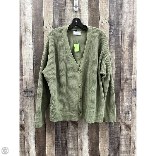 Sweater Cardigan By Old Navy In Green, Size: 3x