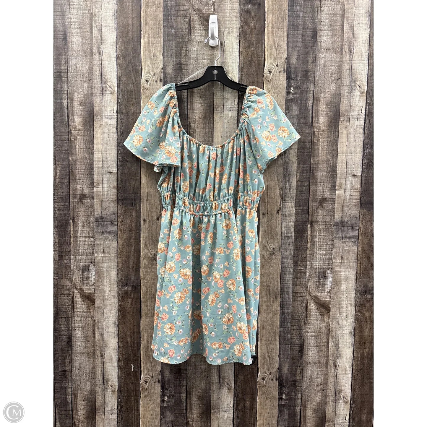 Dress Casual Midi By Arula In Blue, Size: 1x
