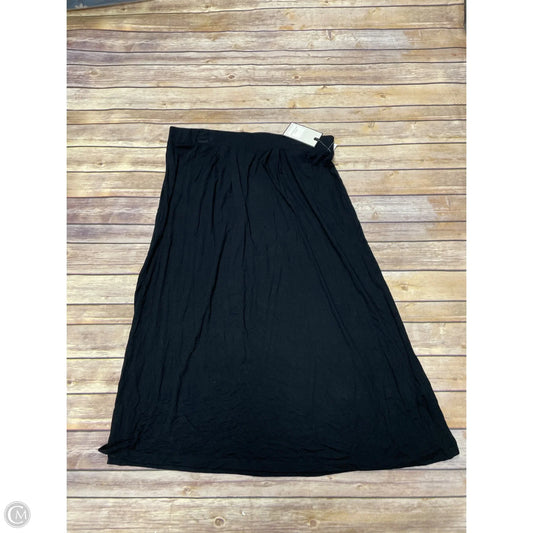 Skirt Maxi By Dana Buchman In Black, Size: Xl