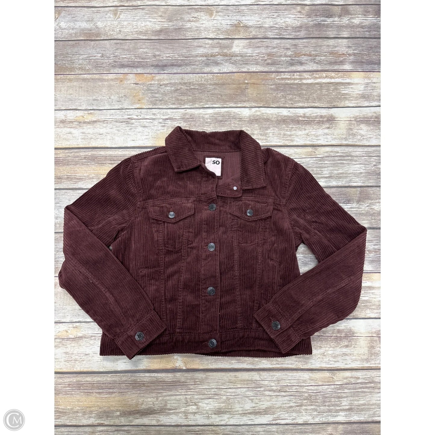 Jacket Other By So In Brown, Size: L