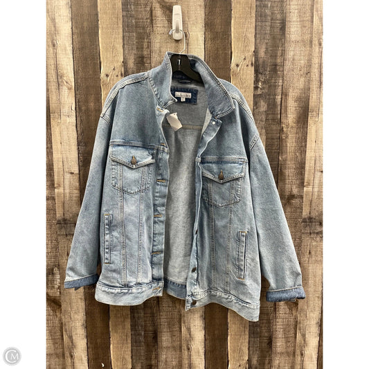 Jacket Denim By Loft In Blue Denim, Size: Xl