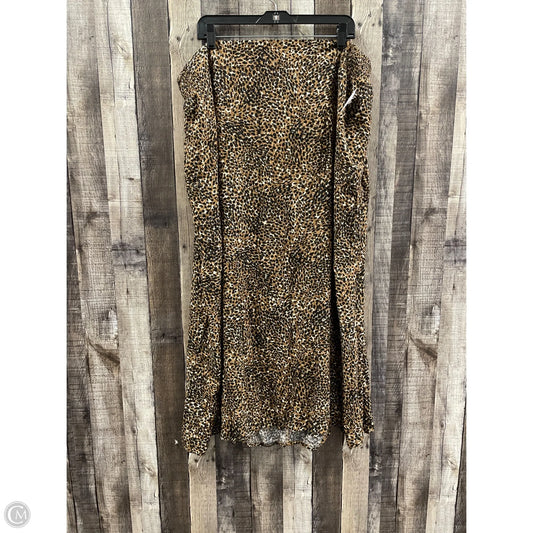 Skirt Maxi By Old Navy In Animal Print, Size: 2x