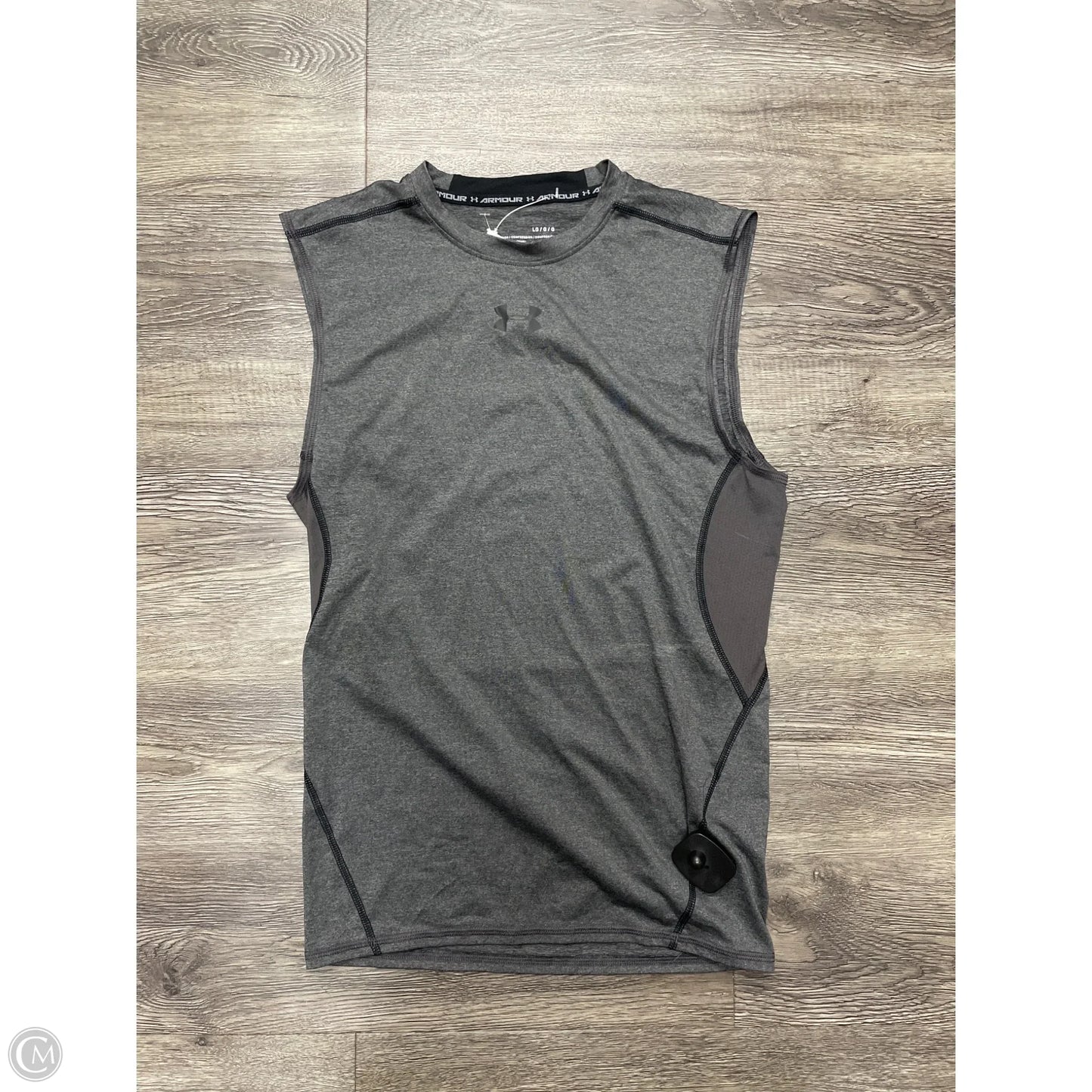 Athletic Tank Top By Under Armour In Grey, Size: L