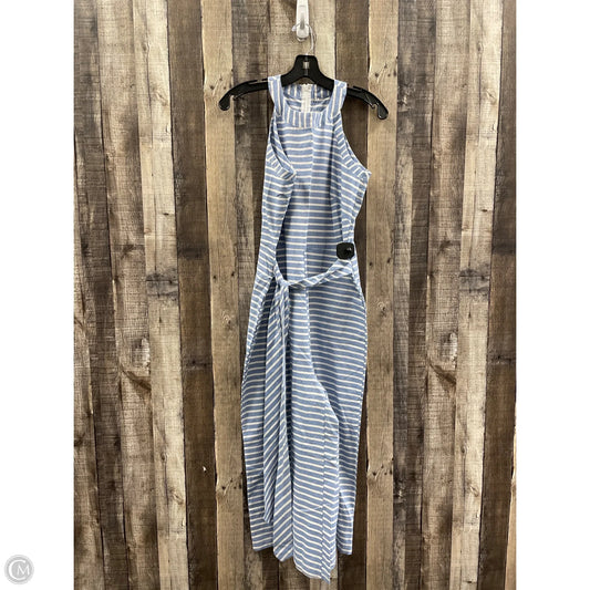 Jumpsuit By Cmf In Blue & White, Size: L
