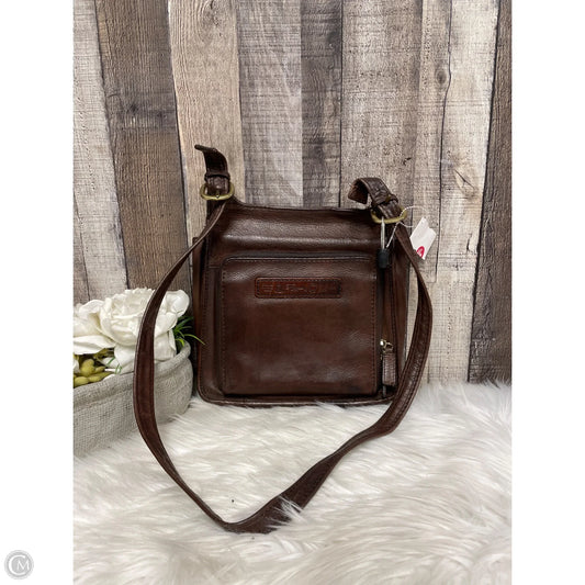 Crossbody Leather By Fossil, Size: Medium