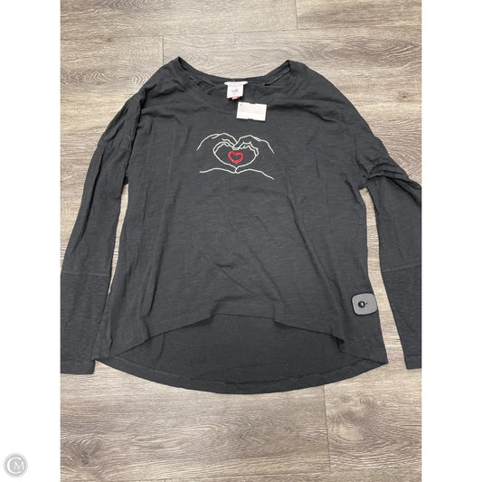 Top Long Sleeve By Cabi In Black, Size: M