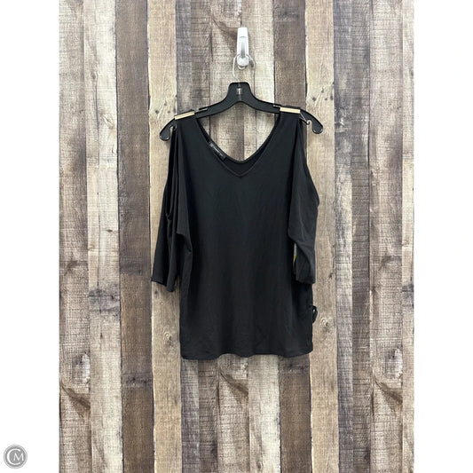 Top Long Sleeve By Mossimo In Black, Size: M
