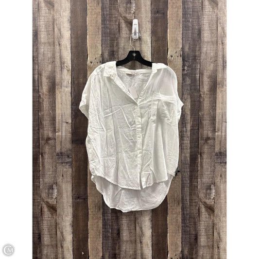 Top Short Sleeve By So In White, Size: Xl