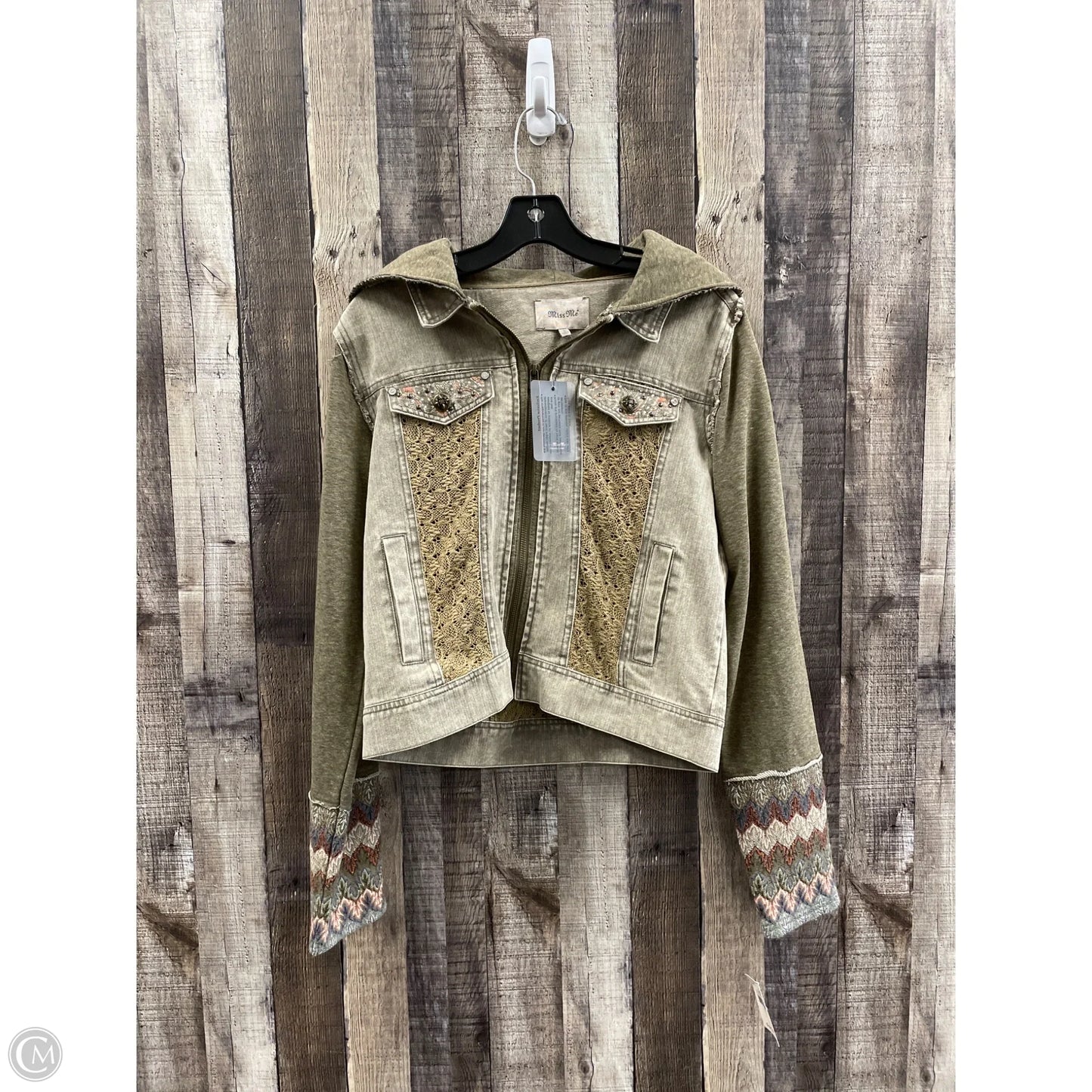 Jacket Other By Miss Me In Tan, Size: L