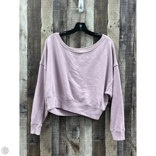 Sweatshirt Crewneck By American Eagle In Purple, Size: Xs