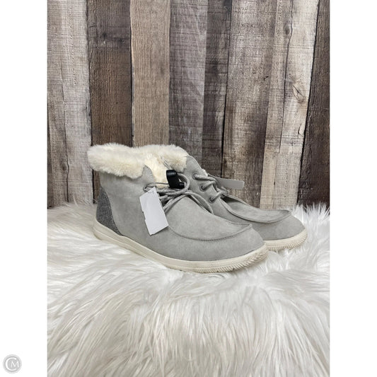 Boots Ankle Flats By Falls Creek In Grey, Size: 11