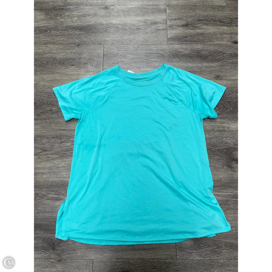 Athletic Top Short Sleeve By Tek Gear In Green, Size: Xl