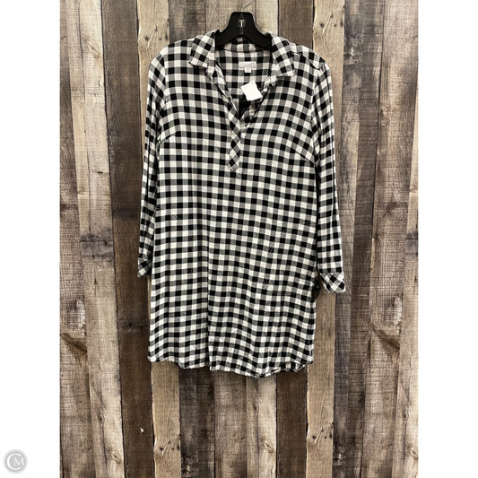 Dress Casual Short By J. Jill In Black & White, Size: Xs