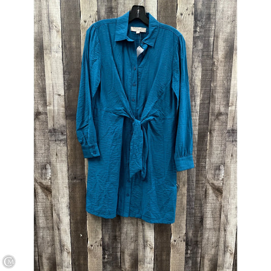 Dress Casual Short By Loft In Teal, Size: Xs
