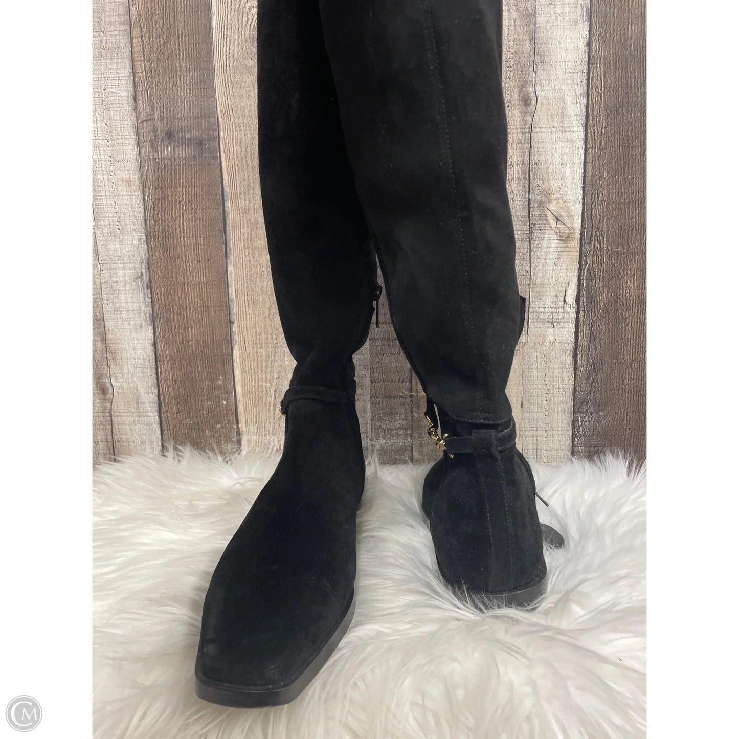 Boots Knee Flats By Sam Edelman In Black, Size: 9