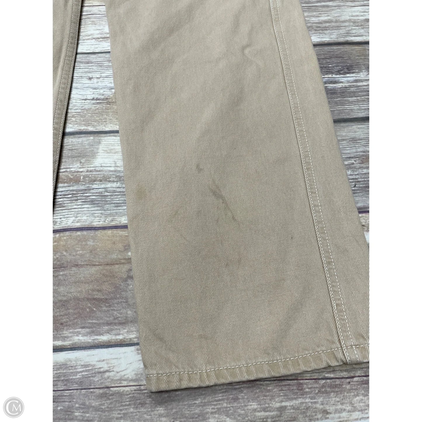 Jeans Straight By Fashion Nova In Tan, Size: 2