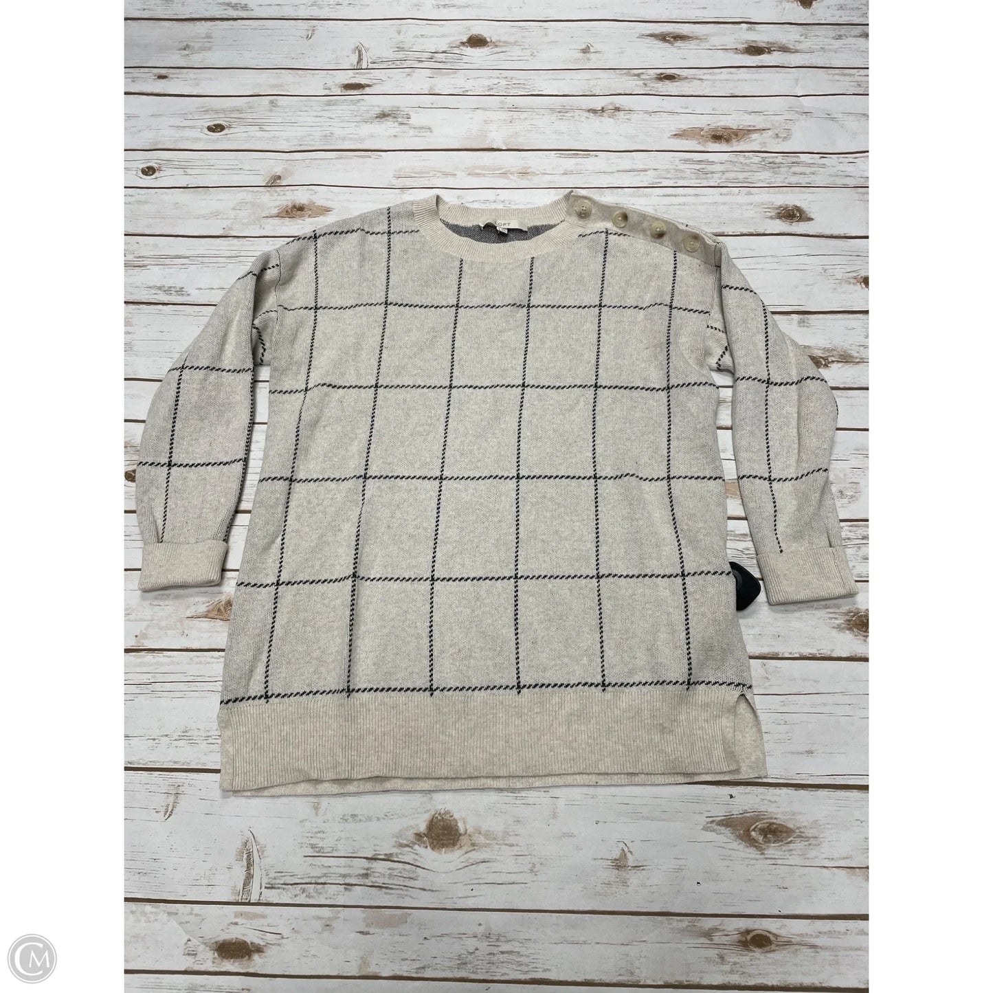 Sweater By Loft In Tan, Size: M