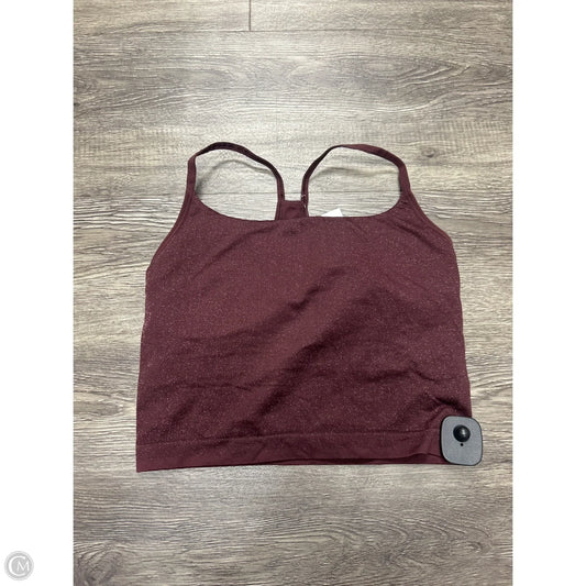 Athletic Bra By All In Motion In Maroon, Size: L