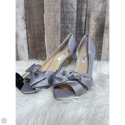 Shoes Heels Stiletto By Nina In Grey, Size: 10