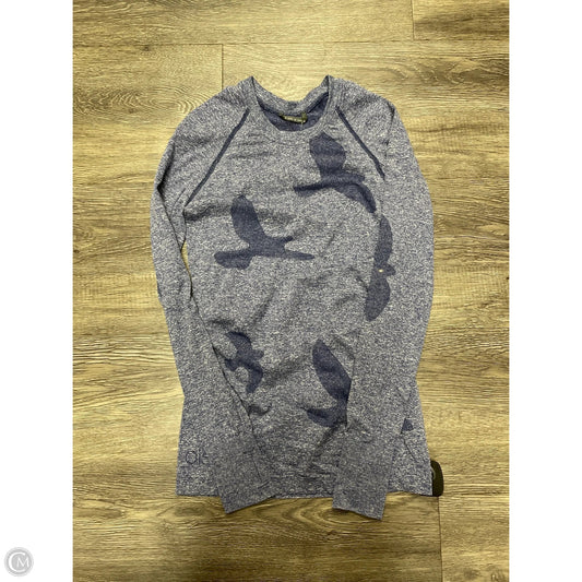 Athletic Top Long Sleeve Crewneck By Cme In Blue, Size: Xs