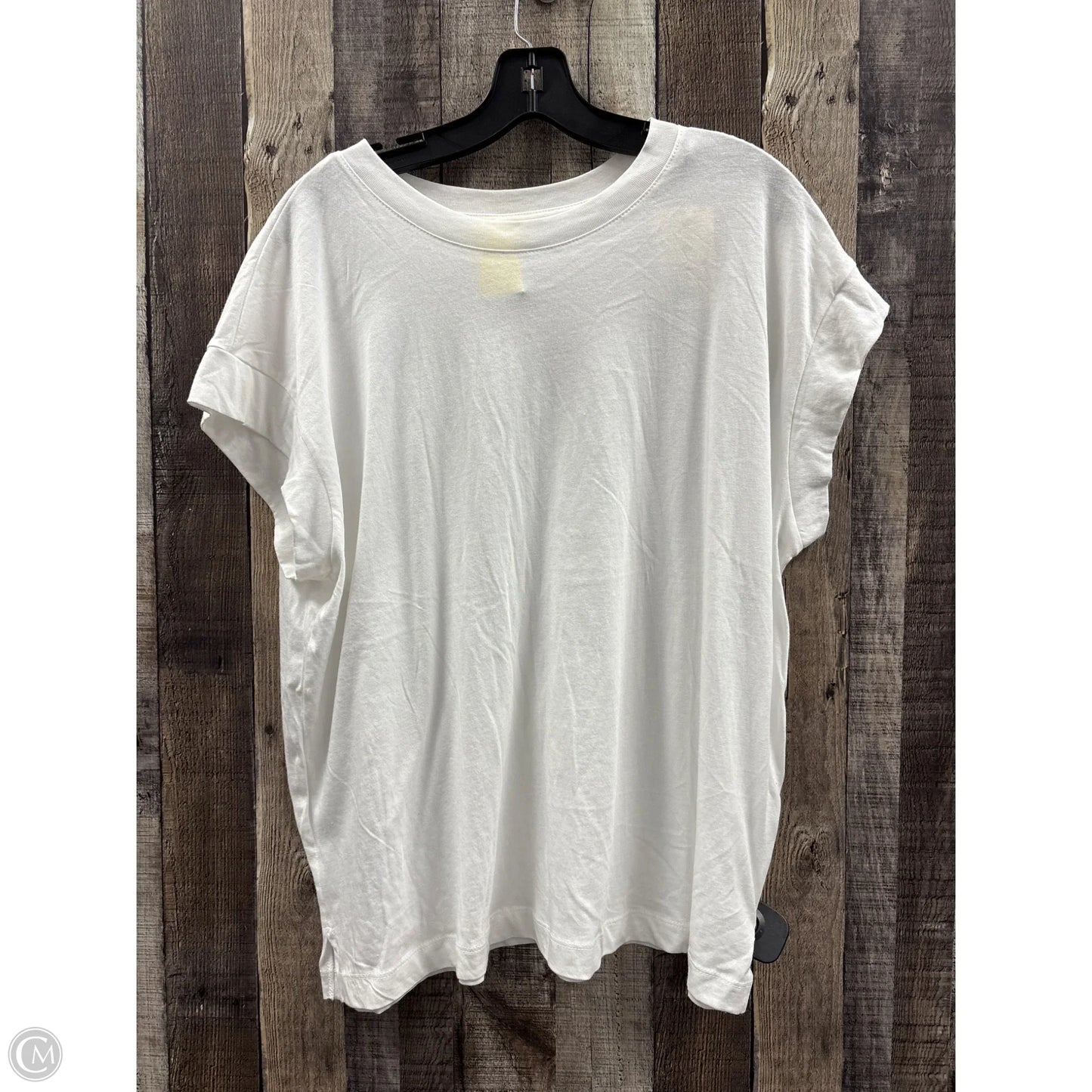 Top Short Sleeve By A New Day In White, Size: Xl