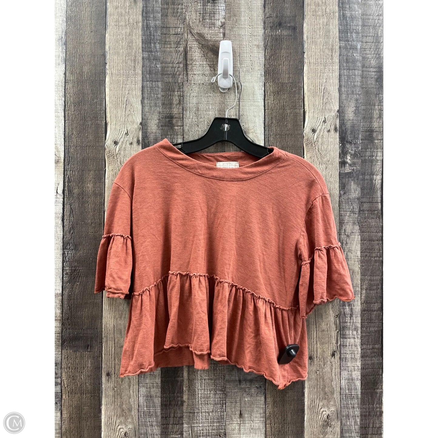 Top Short Sleeve By Altard State In Orange, Size: Xs