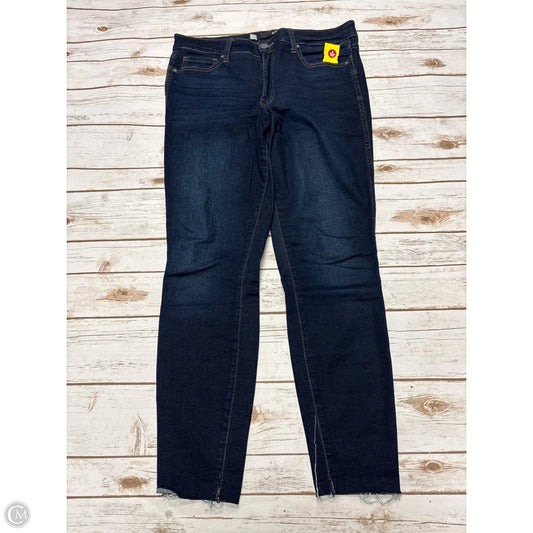 Jeans Straight By Kut In Blue Denim, Size: 12