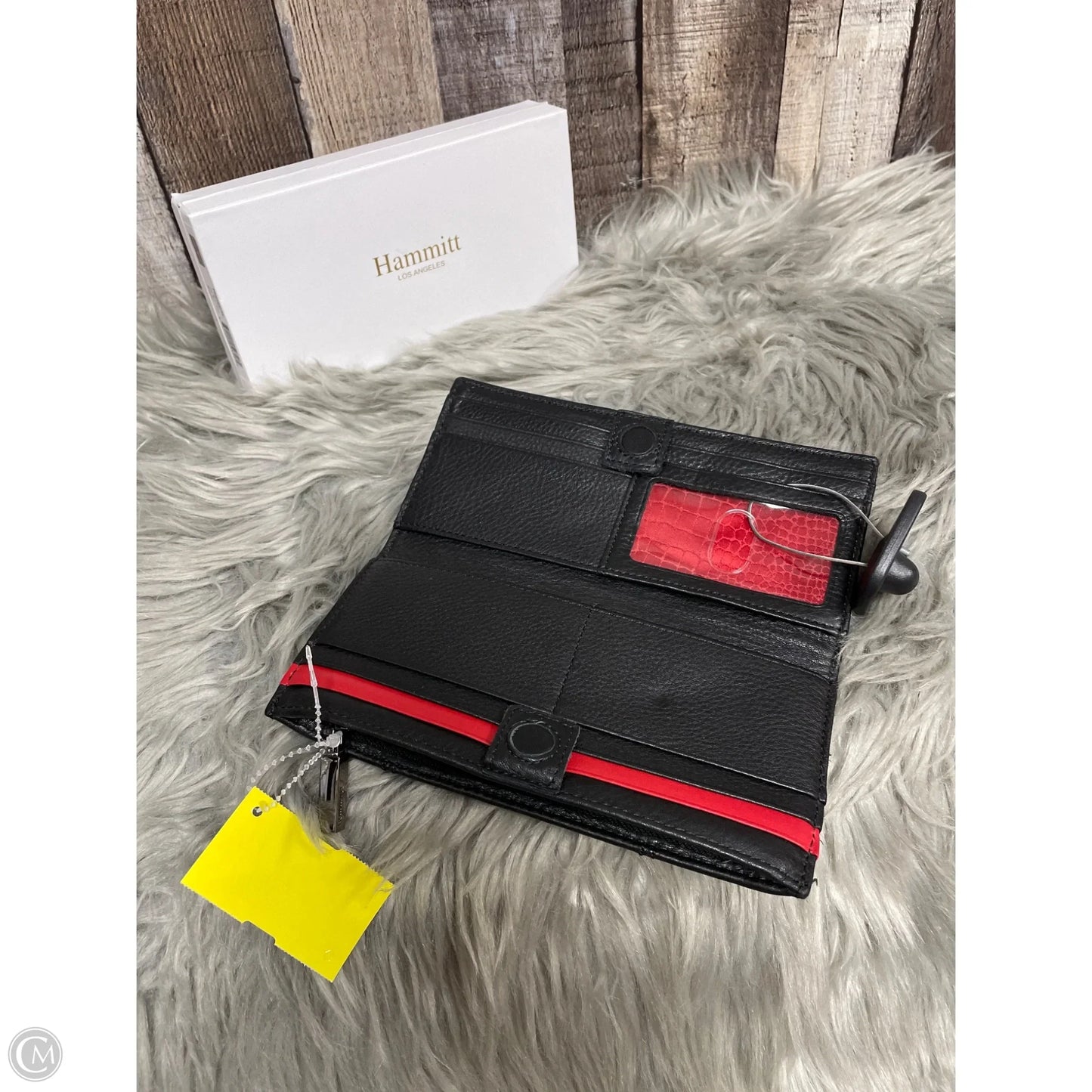 Wallet Leather By Hammitt, Size: Medium