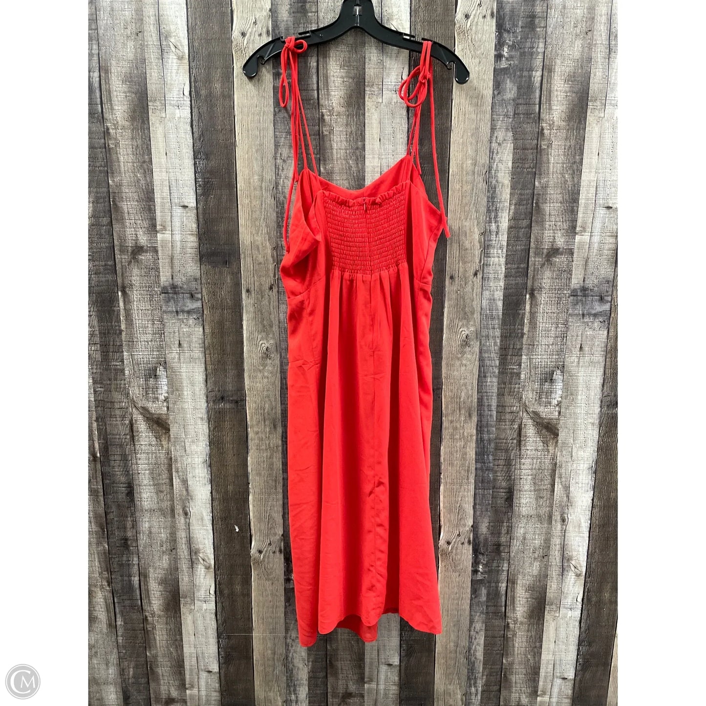 Dress Casual Midi By Cme In Red, Size: M