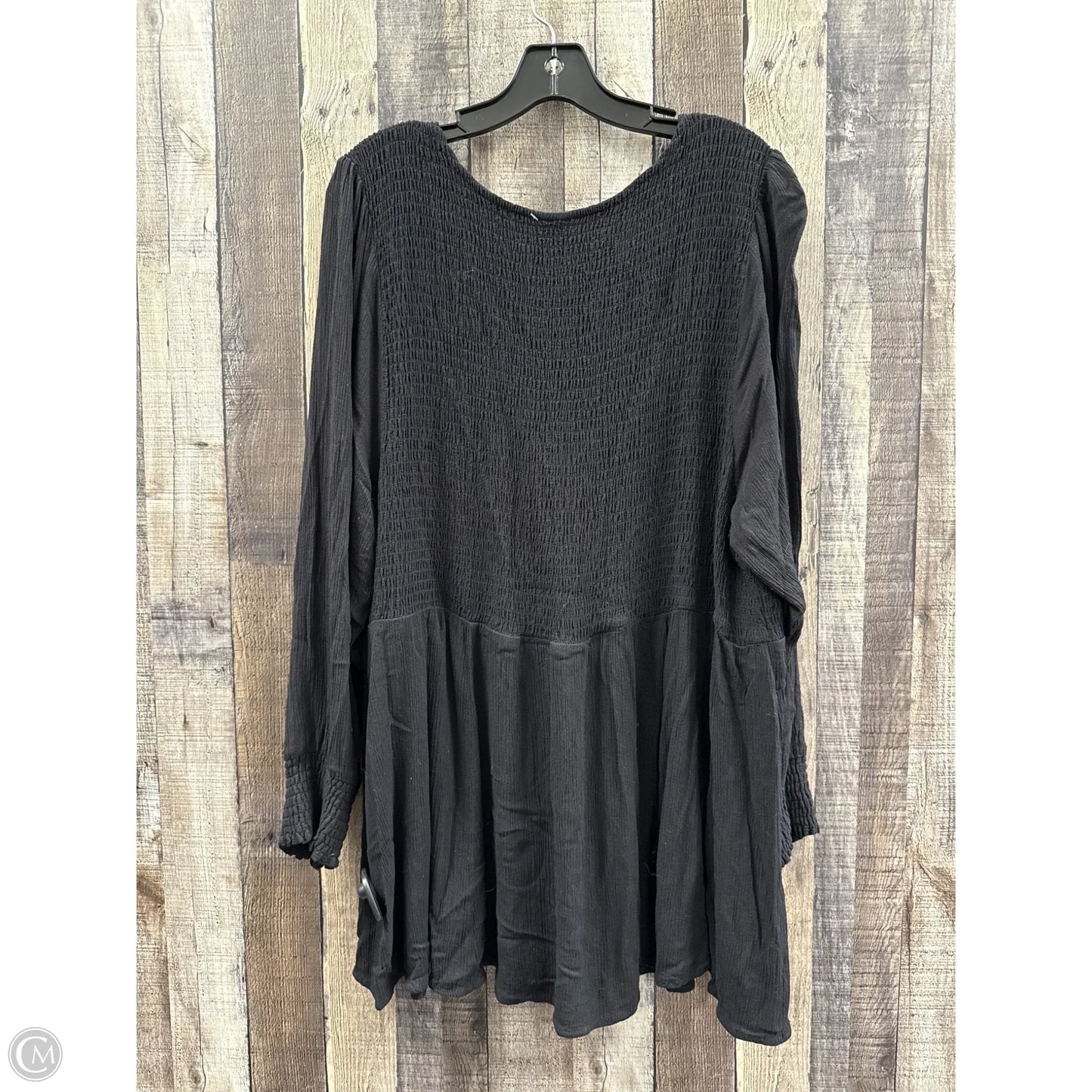 Top Long Sleeve By Torrid In Black, Size: 4x