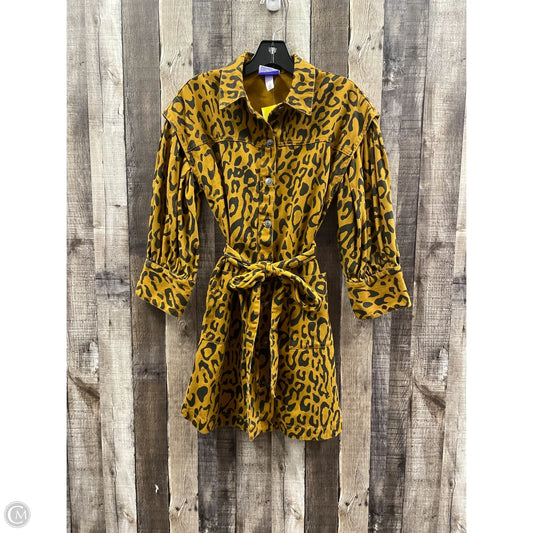 Dress Casual Short By Future Collective In Animal Print, Size: Xs