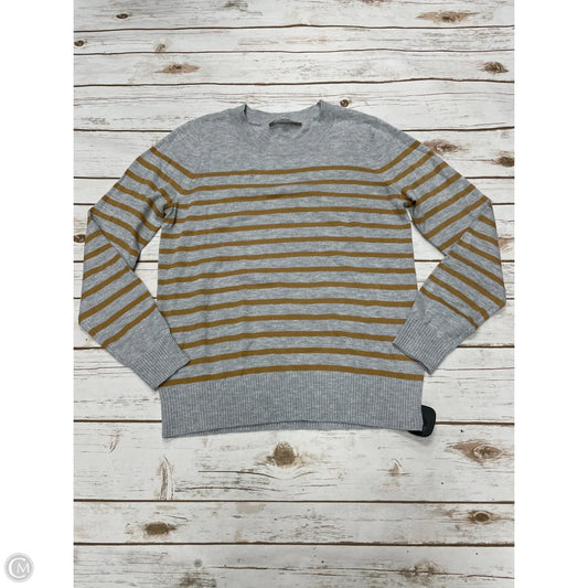 Sweater By Loft In Grey & Tan, Size: M