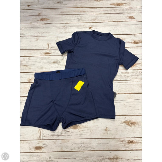 Athletic Shorts 2pc By Shein In Navy, Size: S