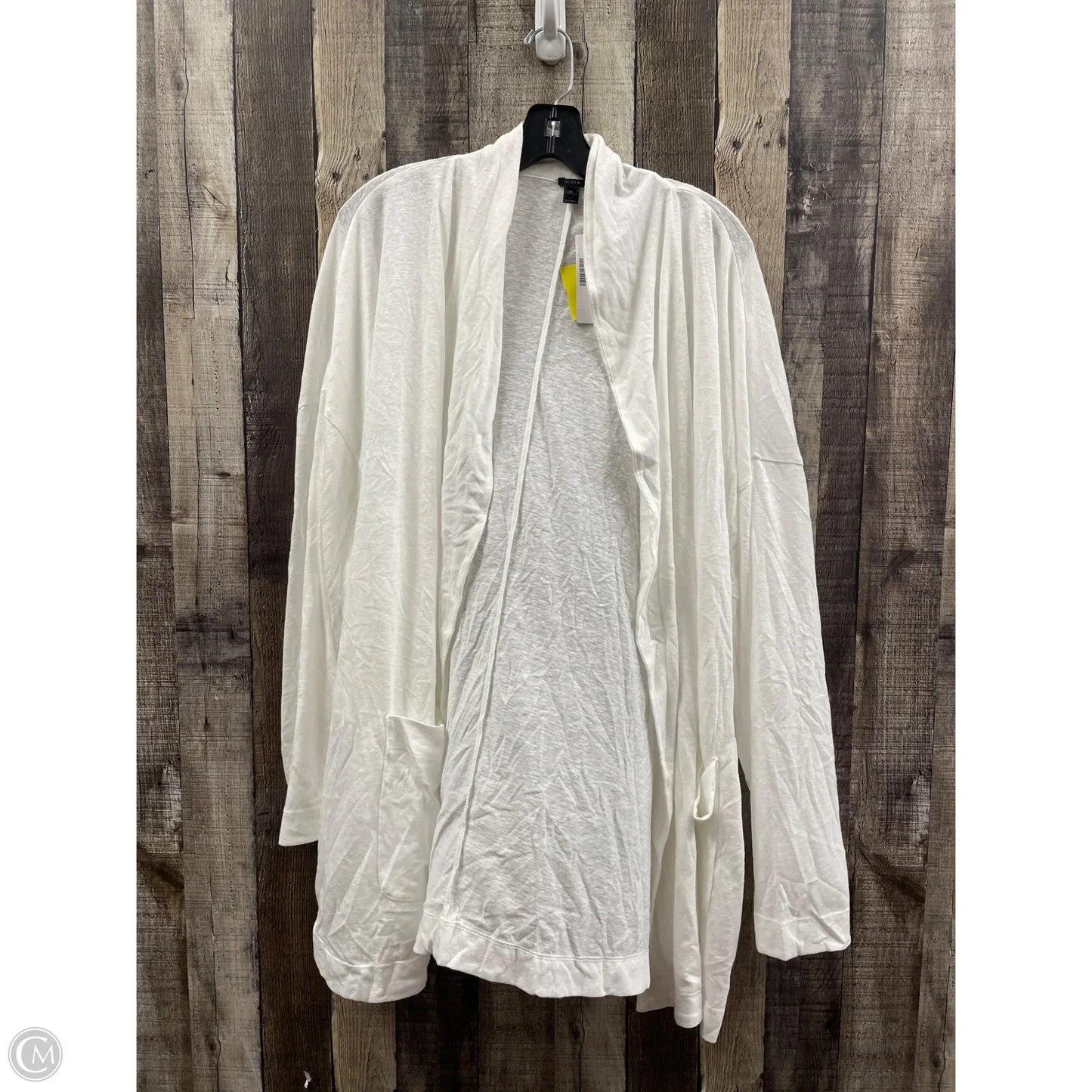 Cardigan By J. Crew In White, Size: 3x