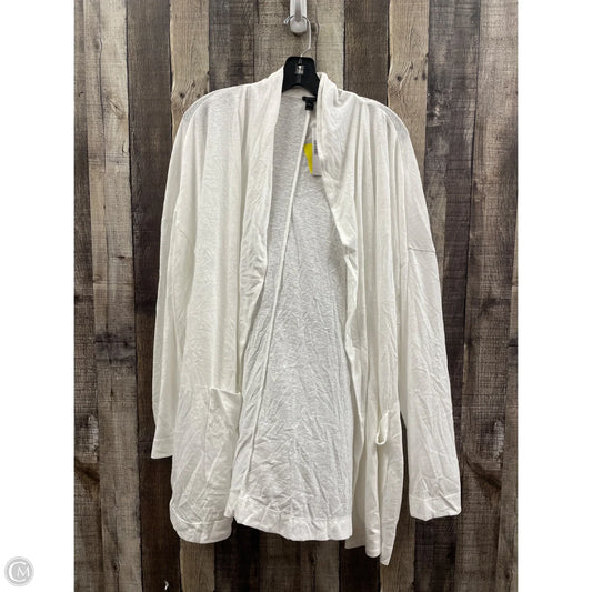 Cardigan By J. Crew In White, Size: 3x