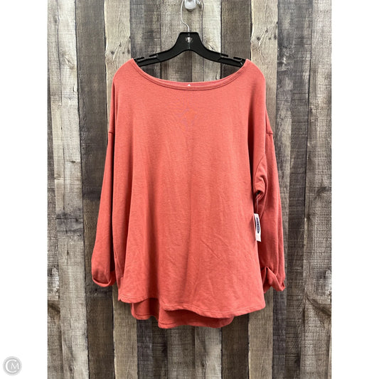 Top Long Sleeve By Old Navy In Pink, Size: Xxl