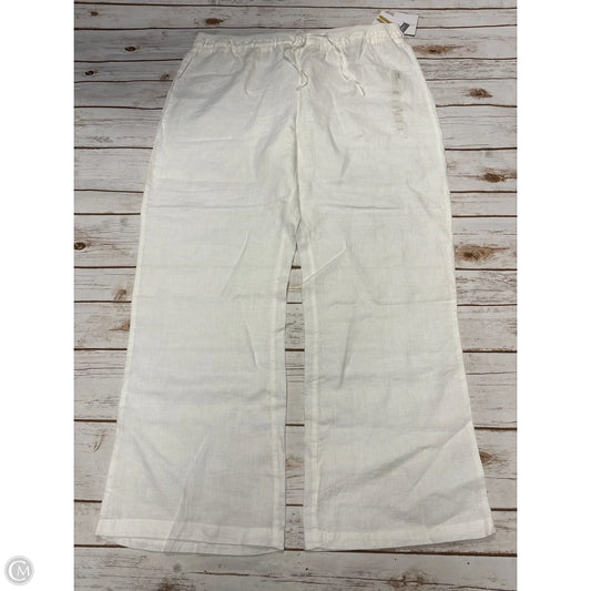 Pants Lounge By Ellen Tracy In White, Size: Xxl
