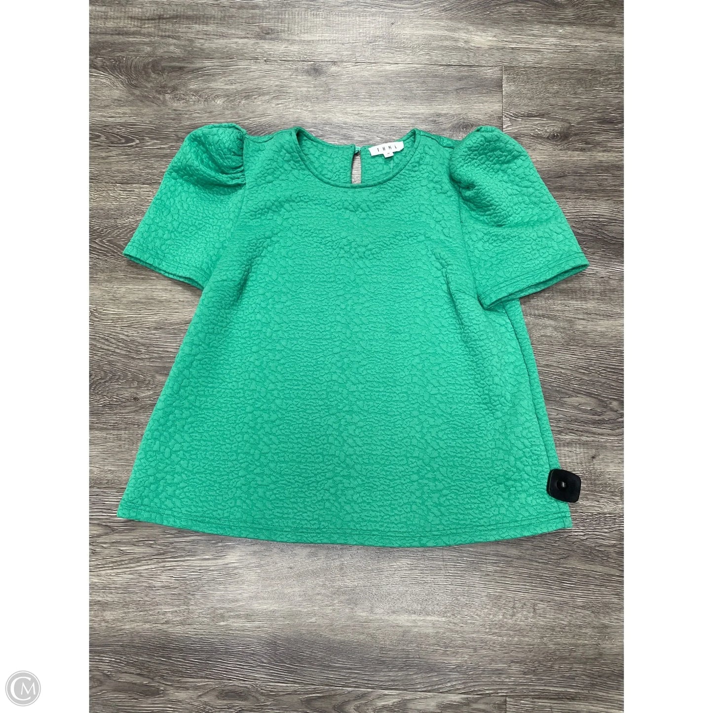 Top Short Sleeve By Thml In Green, Size: M
