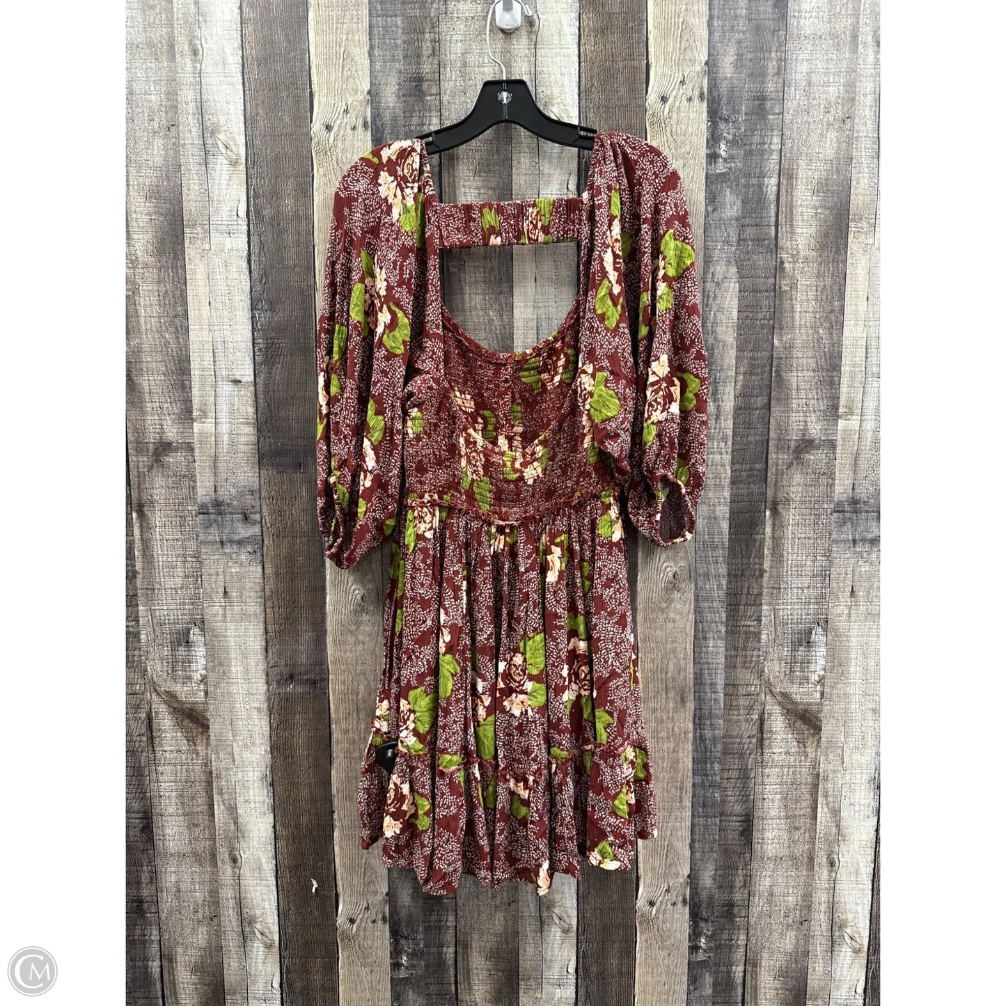 Dress Casual Short By Free People In Floral Print, Size: M